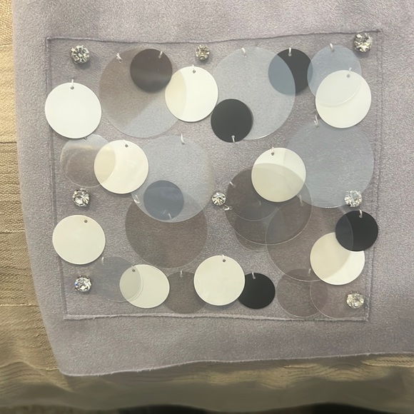 Angela Mara Mixed Textiles Sweater - Picture 4 of 5